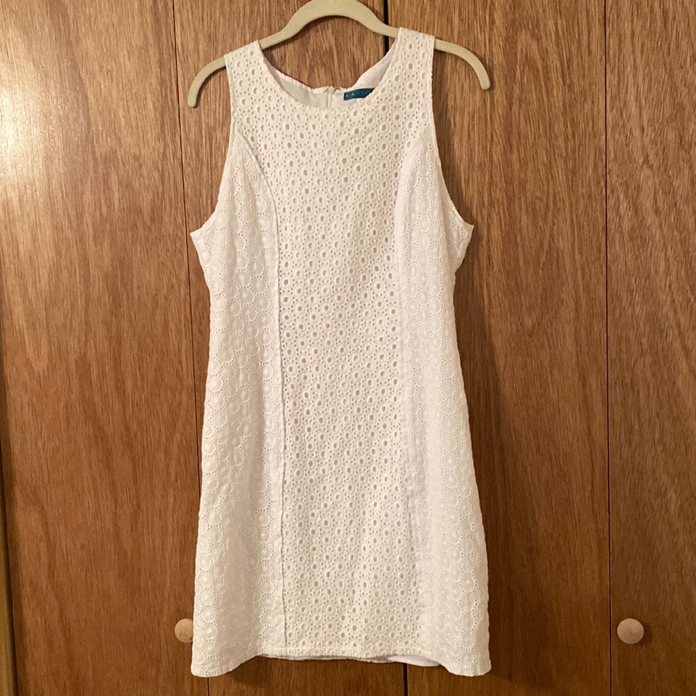 Pim & Larkin White Eyelet Dress
